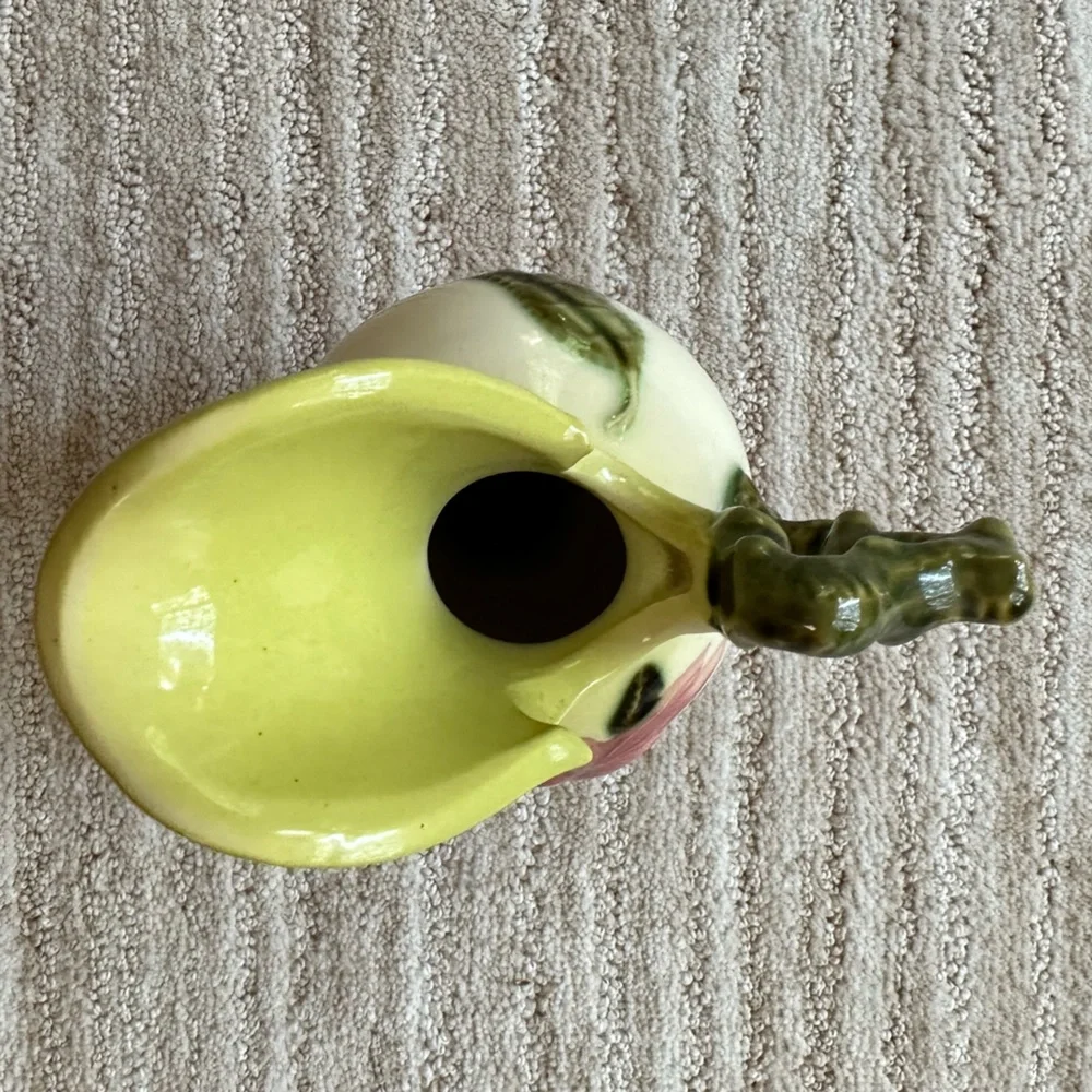 Vintage Hull Pottery Ewer Wonderland Pattern Small Pitcher Vase 6.5”